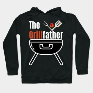 The Grillfather Funny Grilling Chef Dad Father'S Day Hoodie